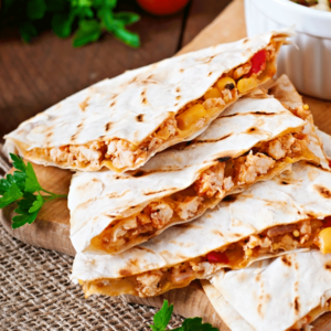 CHICKEN QUESADILLAS