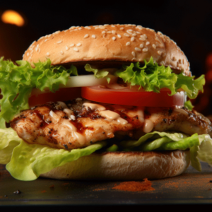 GRILLED CHICKEN BURGER
