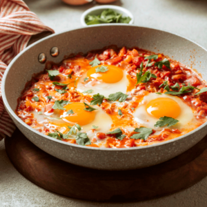 SHAKSHUKA WITH SAUSAGES